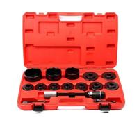 XLWLLNJ Extracteur de Roulement Automobile Kit Complet Roulement de Moyeu Avant Outil Tirage et Pose Presse Filetée Bagues Adaptatrices Douilles Acier Carbone