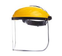 XLWLLNJ Face Protection Visage Anti-projection Cuisine Écran Sécurité Anti-huile Ajustable Résistant Chaleur Convient à La Cuisine Maison, JAUNE