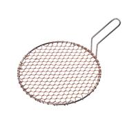 XLWLLNJ Grille Barbecue Cuivre Grille Ronde Filet Métallique Cuivre Résistant à La Chaleur avec Surface Antiadhésive Adaptée à La Cuisson Extérieure Rassemble, 29.5 cm