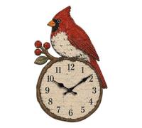 XLWLLNJ Horloge Murale en Bois Oiseau sur Branche Silencieux Horloge en Bois Élégant Pendule Mural Décoratif pr lon,