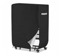 XLWLLNJ Housse de Lit Pliable Housse de Protection Couverture de Rangement Bâche Antipoussière Capot Étanche en Oxford 420D avec Fermeture Éclair Poignées , Noir , 210D Enduit D Argent