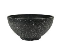 XLWLLNJ Jardin Jardinière Bol Planteur Récipient à Plantes d'eau Contenant à Bonsaï Polypropylène Ornement Flottant Fonctionnel Adapté à la Maison, avec Point Gris Foncé, 40cm