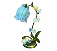 XLWLLNJ Lanterne Diy Lampe de Table Lampadaire Veilleuse Lumière Décorative Kit Artisanal Complet avec Led et Matériaux Inclus pour Ambiance Apaisante Convenant à Chevet Salon Bureau, Bleu Clair