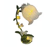 XLWLLNJ Lanterne Diy Lampe de Table Lampadaire Veilleuse Lumière Décorative Kit Artisanal Complet avec Led et Matériaux Inclus pour Ambiance Apaisante Convenant à Chevet Salon Bureau, Argent
