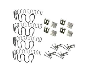 XLWLLNJ Lot de 4 ressorts de rechange pour rembourrage de canapé, kit de ressorts de chaise en forme de zigzag, pour fauteuil inclinable, planeur, siège de, Longueur 40cm