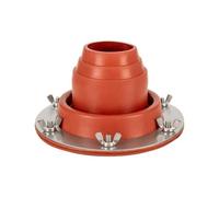 XLWLLNJ Manchon de Cheminée de Tente Manchon Cheminée Bague Passe-Toit Bride Montage Silicone Échelonné pour Ajustement sur Différents Conduits Plaque avec, 16 Cm X 9 Cm