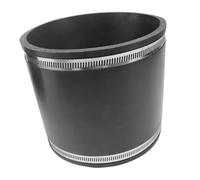 XLWLLNJ Manchon Flexible En Caoutchouc Souple avec Collier de Serrage En Acier Inoxydable pour Raccordement de Plomberie, 40 Mm X 50 Mm X 90