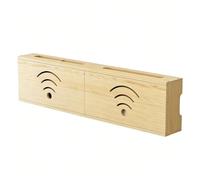 XLWLLNJ Meuble Rangement pr Rteur Wiintern Ventilé Meuble Mural Décpes Ventilation Robuste Dissimulateur-Rteur pr Bureau à Domicile, Couleur Bois