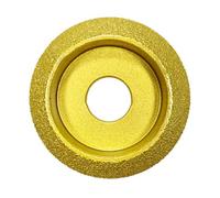XLWLLNJ Meule Diamantée Outil de Meulage Tête de Chanfreinage Disque D'Angle Durabilité Prolongée Finition Précise Convient Au Marbre Granite Céramique, 10mm