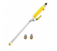 XLWLLNJ Nettoyeur Haute Pression Lance Buse Pulvérisateur Jet Ajustable pour Difficiles d'Accès et Rincage Efficace Adapté pour Nettoyage Auto Jardin Trottoirs Abris, Yellow