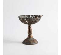 XLWLLNJ Plateau Industriel Plateau Centre de Table Support à Fruits Base Gravée Fer Aspect Européen Ornement Oiseau pour Présentation Objets Adapté à l'Entrée Maison Réception, A2839