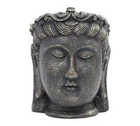 XLWLLNJ Pot de Fleurs en Forme de Tête de Bouddha avec Trou de Drainage, Idéal pour Les Salons de Thé, Les Jardins, Les Cours et Les Restaurants, 8 Cm X 9.2 Cm X 11.4 Cm