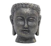XLWLLNJ Pot de Fleurs en Forme de Tête de Bouddha avec Trou de Drainage, Idéal pour Les Salons de Thé, Les Jardins, Les Cours et Les Restaurants, 9 Cm X 9.4 Cm X 11 Cm