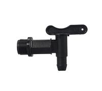 XLWLLNJ Robinet de Remplacement Installation Facile Tuyau Adaptateur Raccord Collecte Pluie Cuve Jardin Matériau PP Convient Réservoir Bidon Conservation Vin, Noir