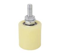 XLWLLNJ Rouleau de Guidage de Porte Coulissante Roue de Glissière avec Palier Insert Assemblage en Métal PP Renforcé pour Industrielles et Portails, 42x44mm