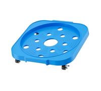 XLWLLNJ Support de Bouteille de Mobile avec Quatre roulettes, en Polypropylène pour Une Stabilité Optimale. Convient à Un Usage Domestique et Utilitaire, Bleu