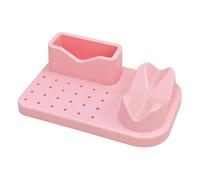 XLWLLNJ Support de Rangement pour Forets à Ongles Organisateur Outils Polissage Presentoir pour Machines à Ongles Écrin pour Forets Compact Polyvalent Pratiqu, Rose
