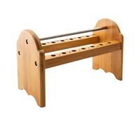 XLWLLNJ Support pour Outils de Réparation de Lunettes, Porte-tournevis, Rangement de Montres En Bambou, Multifonctionnel