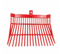XLWLLNJ Tête Frche à Foin en Plastique Polyvalent Tête Râteau à 18 Frche sans Manche pr Écurie , Rouge