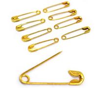 Xm 100 Pièces Or Couleur Métal Épingle De Sécurité Hangtag Châle Cape Poncho Fixation Pince Broche Vêtement Attache