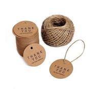 Xm 30m Naturel Jute Cordon Chanvre Corde Corde Cadeau Emballage Cordes Noël Événement Et Fête Fournitures Artisanat