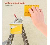 Xm 5 Trous Mur Gaufrage Rouleau Brosses En Caoutchouc Souple Imitation Bois Grain Peinture Rouleaux Pour La Décoration Murale De Bureau À Domicile
