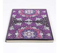 Xm Carnet De Croquis En Forme De Mandala Bricolage Peinture Spéciale En Diamant 50 Pages A5
