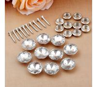 Xm Clous De Tapisserie En Cristal Diamant Brillant 10 Pièces 20mm Clous De Tapisserie Boutons Épingles De Décoration Murale De Canapé Accessoires De Meubles