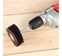 Xm Disque À Lamelles De Ponçage Efficace 6mm Meules À Lamelles De Meulage Brosse Papier Abrasif Broyeur Outils De Polissage Rotatifs Accessoires