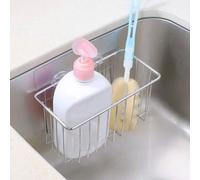 Xm Étagère Porte-Éponge Chariot De Douche Porte-Éponge Adhésive En Acier Inoxydable Panier Éponge Pour Salle De Bain Étagère De Cuisine Organiseur Durable Antirouille 2019