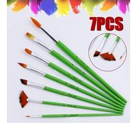Xm Jeu De Pinceaux De Peinture En Nylon Tige De Longueur 228 258mm Brosse Acrylique Pour Stylo Fournitures Artistiques 7 Pièces/Ensemble