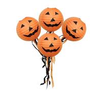 Xm Lanternes En Papier Citrouille D'halloween Lanterne De Mascarade Décorative Suspendue Pour Fête Festival Maison Jardin A3 20-10 Pièces