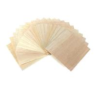Xm Plaque De Panneau En Bois Fin Bricolage 20 Pièces Artisanat Décoration Artistique Modèle De Construction Peinture Disque En Bois 100x100x1mm A3