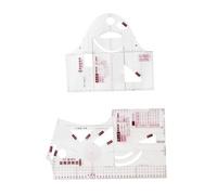 Xm Règle De Design De Tissus 1: 3 Mode Petite Règle De Design De Motifs Règle De Conception De Tissus Tailleur Motifs De Couture Outils De Fabrication