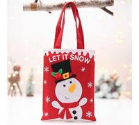 Xm Sacs-Cadeaux Portable Dessin Animé Mignon Sac De Noël Sacs Fourre-Tout Pour Bonbons Biscuits Gelée De Chocolat