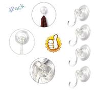 Xm Saugnapf-Accroche-Serviette 4 Pièces Crochet Simple Bis Zu 1.2 Kg Gewicht Fourrure Kuche Badezimmer Zimmer Crochet À Ventouse Crochet Autocollant Pour Serviettes