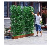 XMDEUR Bambou Artificiel de 3,3 à 4 ou 5 Pieds de Haut, séparateur de pièce pour décoration de Balcon ou de Porche, Grande et réaliste, barrière de confidentialité pour Plantes de Simulation (coule