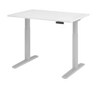 XMKA 12 S | Bureau 120 x 80 réglable en hauteur électriquement Blanc