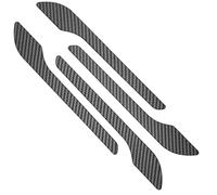 XMSCN Lot de 4 couvre-poignées de porte en fibre de carbone pour Tesla Model 3 et Y 2017-2024, 4pcs D'Accessoires De Protection De PoignéE ExtéRieure, Accessoires extérieurs de voiture
