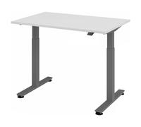 XMST 12 G | 120x80 | Bureau réglable en hauteur électriquement - Gris 120 x 80 réglable en hauteur électriquement