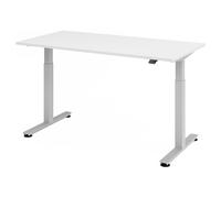 XMST 16 S | Bureau - Blanc 160 x 80 réglable en hauteur électriquement