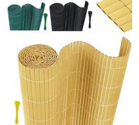 XMTECH Brise-vue en PVC - Résistant aux intempéries - 120 x 800 cm - En bambou - Clôture en PVC - Protection contre le vent - Pour jardin, balcon et terrasse