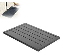 XMTECH élément de sol, 100 x 65 cm plate-forme de douche, plaque de sol antidérapante en plastique, tapis de douche Indoor & Outdoor pour douche extérieure douche de jardin, grille de douche et de sau