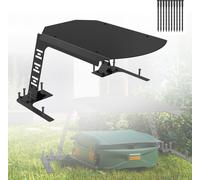 XMTECH Garage pour tondeuse robot Toit Abri de voiture, 77 x 94 x 36 cm, Garage pour tondeuse robot Automower Jardin Résistant aux intempéries, Noir