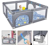 XMTECH parc bébé barrière de sécurité centre d'activité barrière de sécurité pour enfant 180X150cm