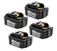 XNJTG Lot de 4 Batteries de Rechange pour Makita 18V 5,0Ah Li-ION | Compatible BL1860B BL1860 BL1850 BL1850B BL1840B BL1840 BL1830B LXT-400 194204-5 194205-3
