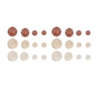 Xnuiasqe 24 Pièces Séries Boules de Rotin Boule Décorative Orbes Remplisseurs de Vase Décor de Table, pour Les Décorations de Boule de Vigne de Plafond