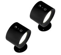 Xnuiasqe Applique Murale RGB à Double Tête Rotative à 360° avec Commande Tactile pour Éclairage de Chevet