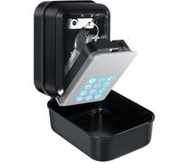 Xnuiasqe Coffre-Fort à Clé Intelligent - Bluetooth Activé, Déverrouillage Contrôlé par Application Numérique pour Clés, Propriétaires, Familles - Accès par Code PIN, pour la Sécurité.