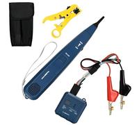 Xnuiasqe Kit de Générateur de Tonalité et de Sonde Wire Pro 3000 avec Dénudeur de Câble, Détecteur de Ligne Téléphonique Portable.